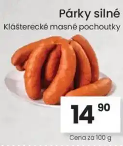 Kubík potraviny Párky silné nabídka