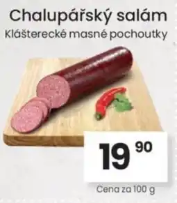 Kubík potraviny Chalupářský salám nabídka