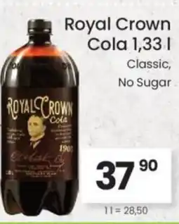 Kubík potraviny Royal Crown Cola nabídka