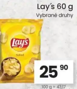 Kubík potraviny Lay's nabídka