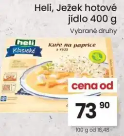Kubík potraviny Heli, Ježek hotové jídlo nabídka