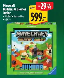 Albert Minecraft Builders & Biomes Junior nabídka