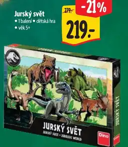 Albert Jurský svět nabídka