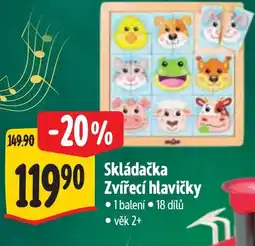 Albert Skládačka Zvířecí hlavičky nabídka