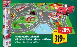 Albert Hrací podložka LaFerrari Městečko s Junior LaFerrari autíčkem nabídka