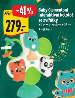 Albert Baby Clementoni Interaktivní kolotoč se zvířátky nabídka