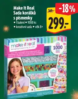 Albert Make It Real Sada korálků s písmenky nabídka