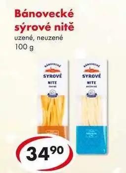 CBA Bánovecké sýrové nitě, 100 g nabídka