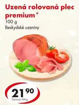 CBA Uzená rolovaná plec premium, 100 g nabídka