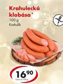 CBA Krahulecká klobása, 100 g nabídka