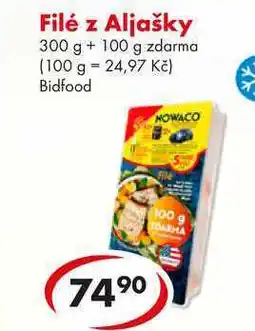 CBA Filé z Aljašky, 300 g + 100 g nabídka