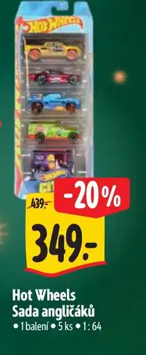 Albert Hot Wheels Sada angličáků nabídka