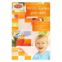 BonVeno Le & Co Shaved Krůtí šunka pro děti krájená 100g nabídka