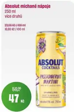 BonVeno Absolut míchané nápoje 250 ml nabídka