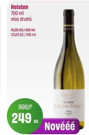 BonVeno Reisten 750 ml nabídka