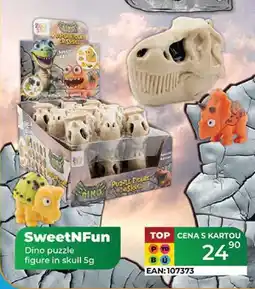 Tamda Foods SweetNFun Dino puzzle figure in skull 5 g nabídka