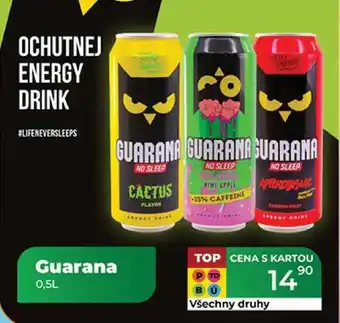 Tamda Foods Guarana energy drink 0,5 l nabídka