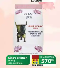 Tamda Foods King's kitchen rýže jasmínová 16 - 18 kg nabídka