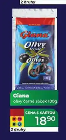 Tamda Foods Giana olivy černé sáček 180 g nabídka