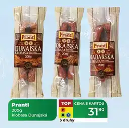 Tamda Foods Prantl klobása Dunajská 200 g nabídka