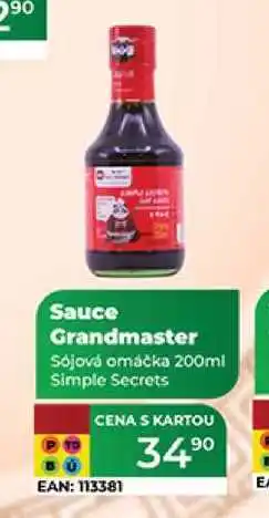 Tamda Foods Sauce Grandmaster Sójová omáčka Simple Secrets 200 ml nabídka