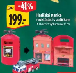 Albert Hasičská stanice rozkládací s autíčkem nabídka