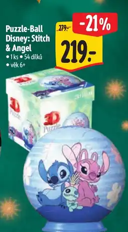 Albert Puzzle-Ball Disney: Stitch & Angel nabídka