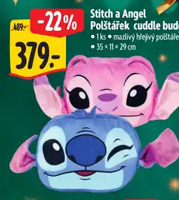 Albert Stitch a Angel Polštářek cuddle buddy plyšový nabídka