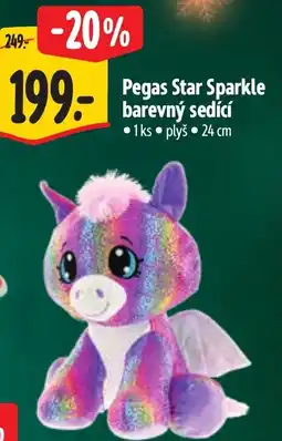 Albert Pegas Star Sparkle barevný sedící nabídka