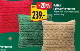 Albert Polštář s pleteným vzorem nabídka