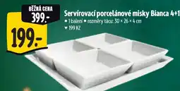 Albert Servírovací porcelánové misky Bianca 4+1 nabídka