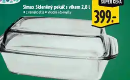 Albert Simax Skleněný pekáč s víkem nabídka