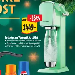 Albert Sodastream Výrobník Art Mint nabídka