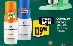 Albert Sodastream Příchutě nabídka