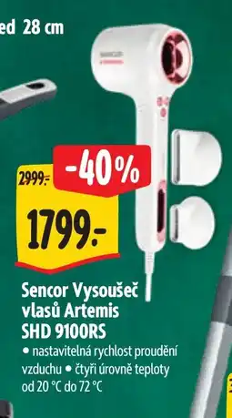 Albert Sencor Vysoušeč vlasů Artemis SHD 9100RS nabídka