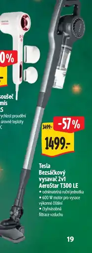 Albert Tesla Bezsáčkový vysavač 2v1 AeroStar T300 LE nabídka