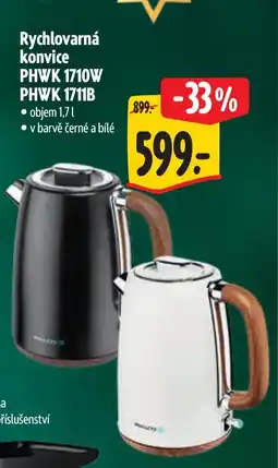 Albert Rychlovarná konvice PHWK 1710W PHWK 1711B nabídka