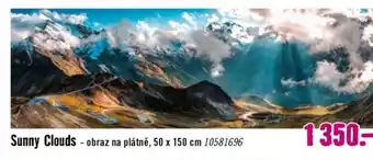 Sunny Clouds - obraz na plátně