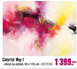 Hornbach Colorful Way I - obraz na plátně nabídka