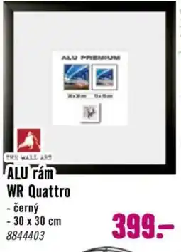 Hornbach ALU rám WR Quattro nabídka