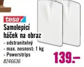 Samolepicí háček na obraz