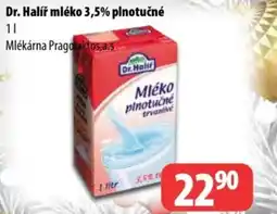 Partner Maloobchodní síť Dr. Halíř mléko 3,5% plnotučné nabídka