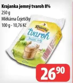 Partner Maloobchodní síť Krajanka jemný tvaroh 8% nabídka