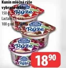 Partner Maloobchodní síť Kunín mléčná rýže nabídka