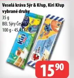 Partner Maloobchodní síť Veselá kráva Sýr & Křup, Kiri Křup nabídka