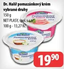 Partner Maloobchodní síť Dr. Halíř pomazánkový krém nabídka