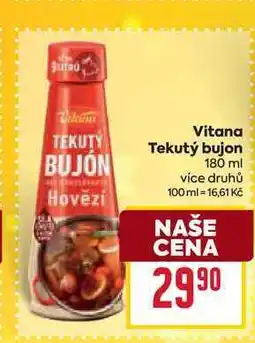 Billa Vitana Hovězí Tekutý bujon 180 ml nabídka