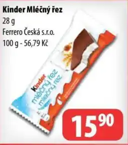 Partner Maloobchodní síť Kinder Mléčný řez nabídka