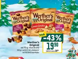 Billa Werther's Originál od 70 g nabídka
