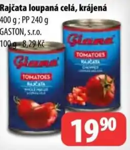 Partner Maloobchodní síť Giana Rajčata loupaná celá, krájená nabídka